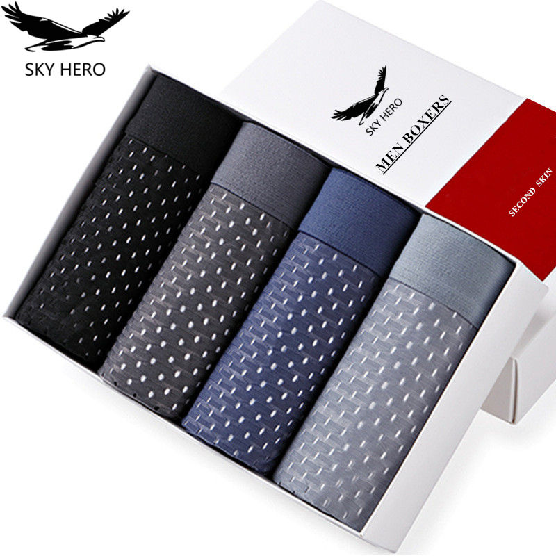 Multi Pack Underwear - 4 قطعة/الوحدة الملابس الداخلية الرجال سراويل