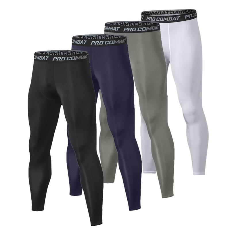 Compression Long Pant - جديد الرجال ضغط السراويل الذكور الجوارب
