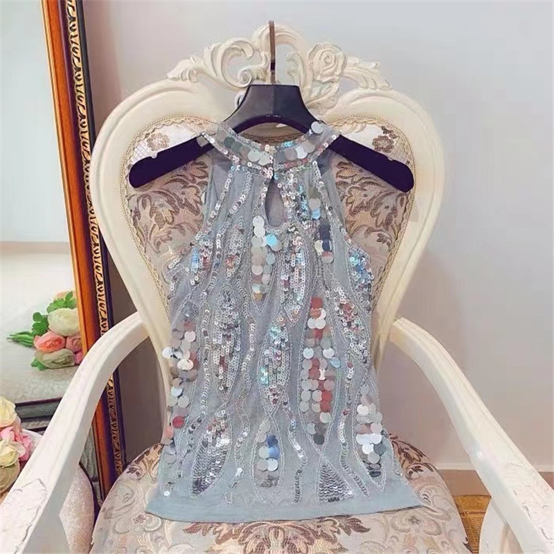 صيف جديد نمط الترتر الأنيق الر - مراجعة Suspender Tank Top وسعره