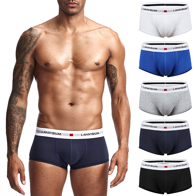 LANVIBUM ملابس داخلية للرجال ا - مراجعة Boxer Shorts Modal وسعره