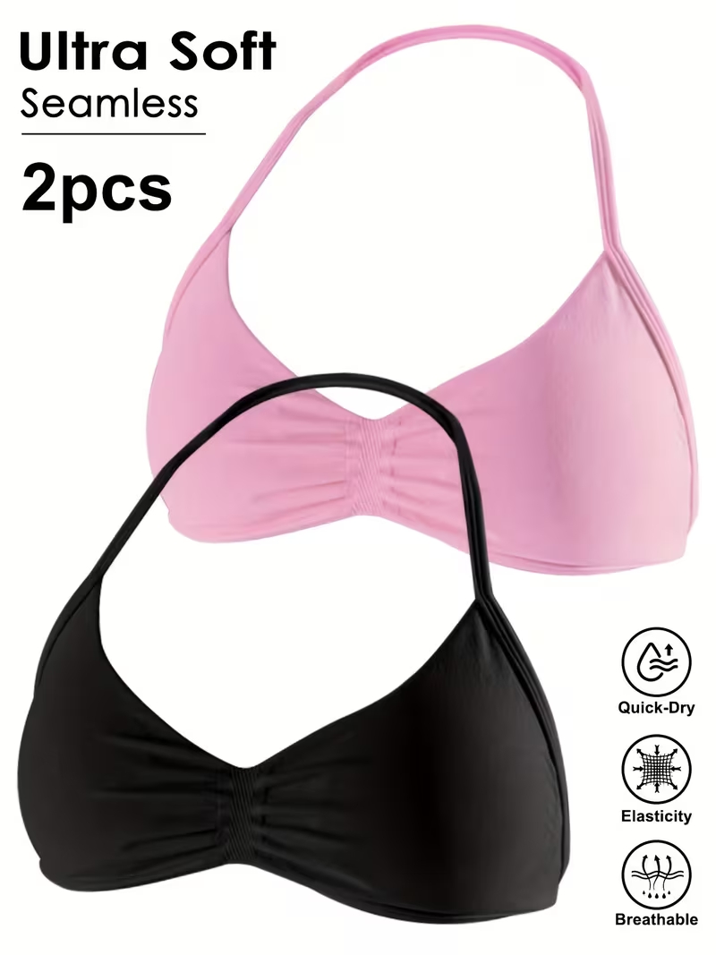 قطعتان من توبات رياضية نسائية  - مراجعة Suspender Tank Top وسعره